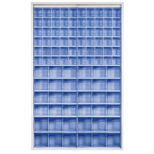 Scaffale portaminuteria completo CRYSTAL BOX...