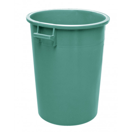 Bidone industriale 100 litri in PEHD con manici