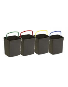 KIT 4 Secchielli 20 litri per mobiletto ECO AIR 100/4