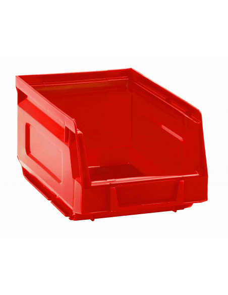 Set 12 contenitori a bocca di lupo in PEHD - L 10,3 x H 8,3 x P 16,5 cm