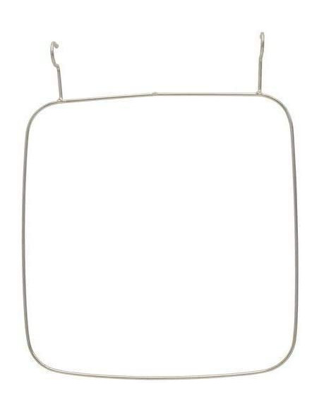 Anello fermasacco in acciaio per bidone carrellato da 240 litri