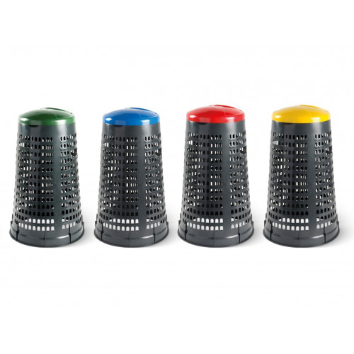 Set 4 trespoli porta rifiuti - capacità 110...