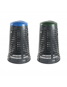 Set 2 trespoli porta rifiuti - capacità 110 litri -...