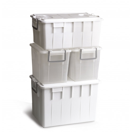 Cassa chiusa Food Box 60 litri con coperchio e...