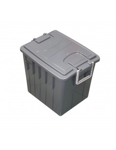 Cassa multiuso 20 litri con coperchio impilabile e...