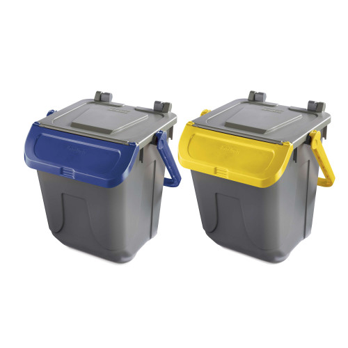 Set 2 bidoni 25 litri per raccolta...