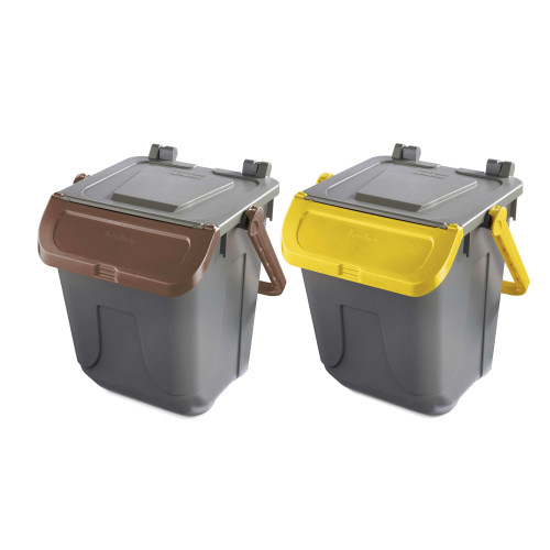 Set 2 bidoni 25 litri per raccolta...