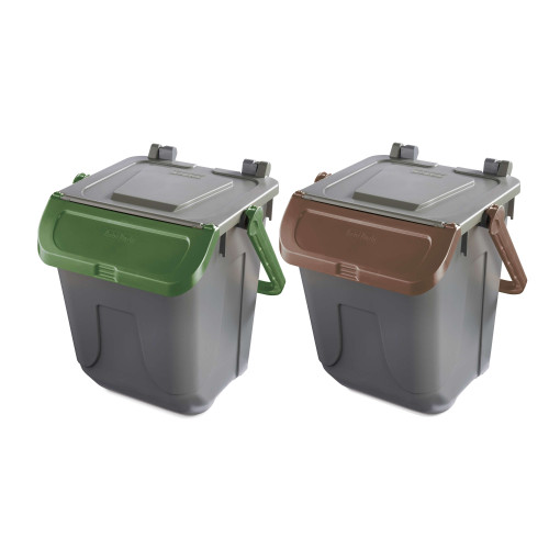 Set 2 bidoni 25 litri per raccolta...