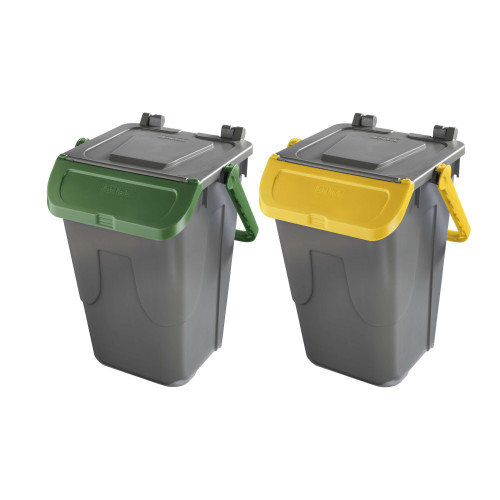 Set 2 bidoni 35 litri per raccolta...