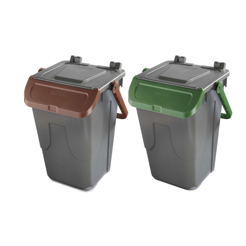 Set 2 bidoni 35 litri per raccolta...