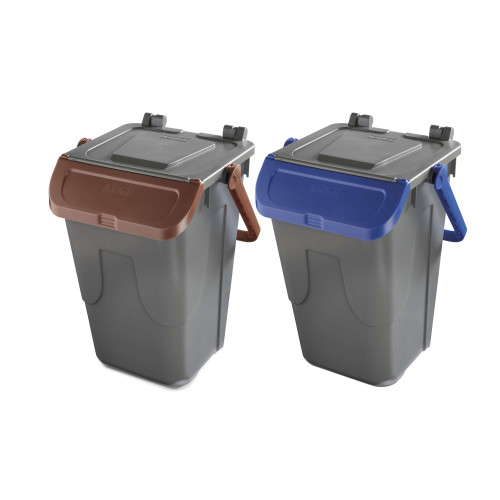 Set 2 bidoni 35 litri per raccolta...