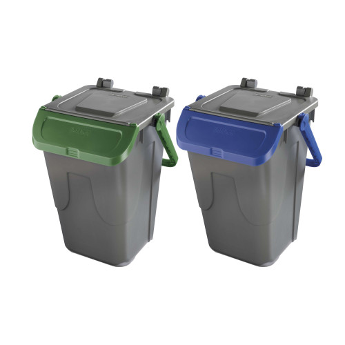 Set 2 bidoni 35 litri per raccolta...