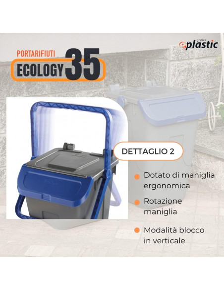 botle Set di 3 bidoni della spazzatura – Set di 3 bidoni per la spazzatura da 25 l, colore nero, da impilare, compatto modulare e leggero, facile da ordinare i rifiuti domestici