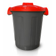 Bidone bicolor porta rifiuti 25 litri per raccolta differenziata - Modello Dusty