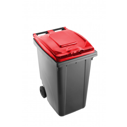 Bidone carrellato bicolor 360 litri per...