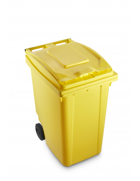 Bidone carrellato monocolore 360 litri per raccolta differenziata
