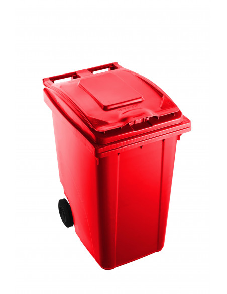 Bidone carrellato monocolore 360 litri per raccolta differenziata
