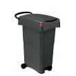 Bidone porta rifiuti 80 litri con pedale e ruote per raccolta differenziata - Modello Nello