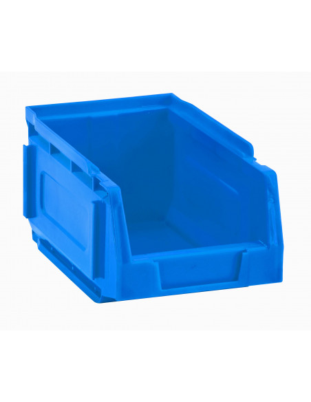 Set 12 contenitori in PEHD a bocca di lupo L 10,5 x H 8,5 x P 16,3 cm