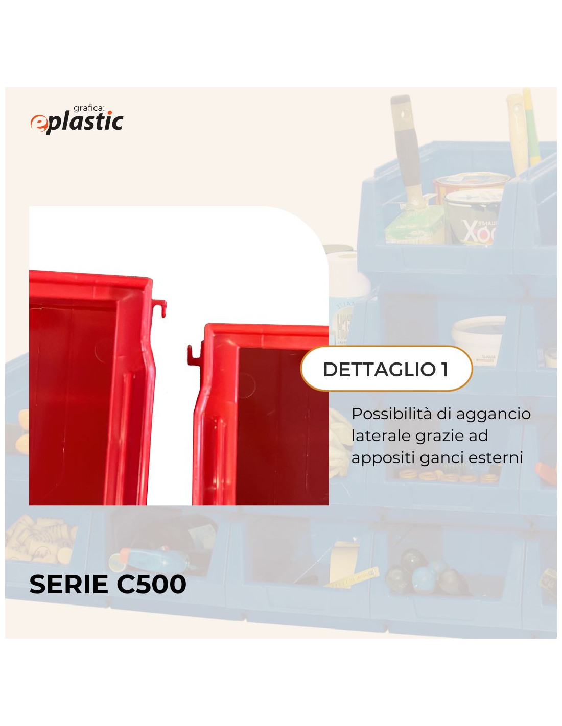 Cassettine | Contenitori minuterie in ferro sovrapponibili