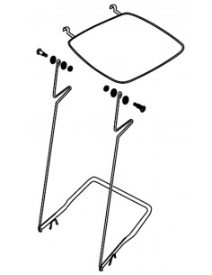 Kit completo Pedale + Anello + Aste per bidone carrellato...