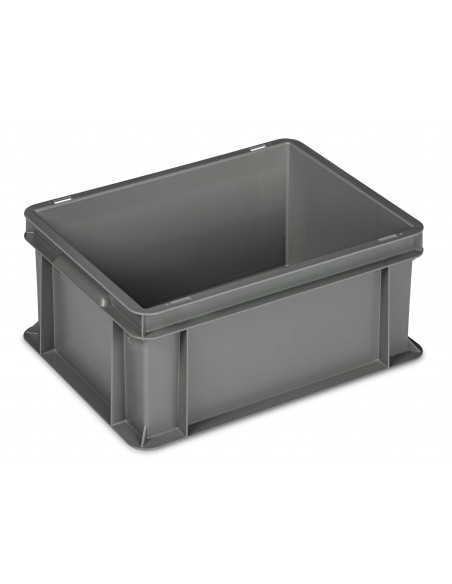 Cassa serie Europa 40x30 - H 17 cm - colore grigio - per uso industriale 