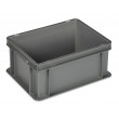 Cassa serie Europa 40x30 - H 17 cm - colore grigio - per uso industriale 