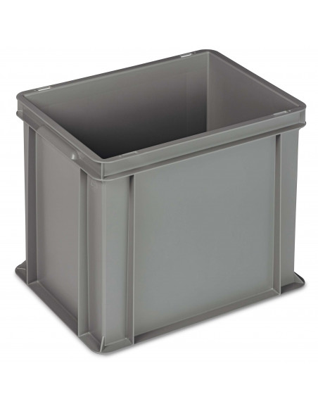Cassa serie Europa 40x30 - H 32 cm - colore grigio - per uso industriale 