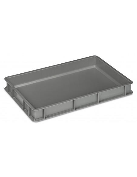 Cassa serie Europa 60x40 - H 7 cm - colore grigio - per uso industriale 