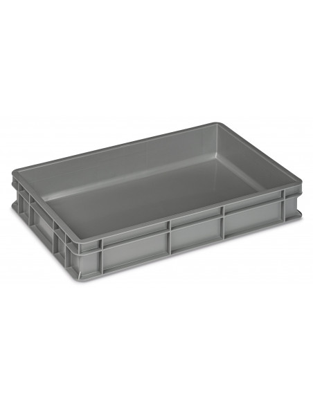Cassa serie Europa 60x40 - H 10 cm - colore grigio - per uso industriale 