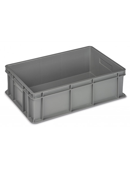 Cassa serie Europa 60x40 - H 17 cm - colore grigio - per uso industriale 