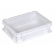 Cassa 40x30 h 10 sovrapponibile e idonea al contatto alimentare