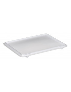 Coperchio per casse 40x30 - con ganci - colore grigio per...