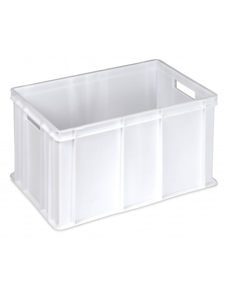 Cassa chiusa 60x40 h 32 sovrapponibile e idonea al contatto alimentare