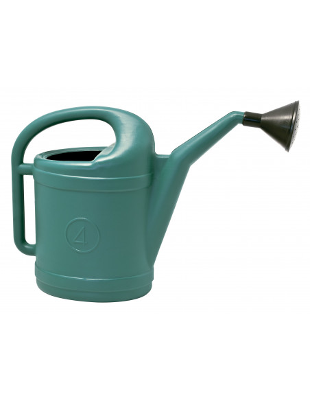 Innaffiatoio in PEHD con riserva d'acqua 4 litri e diffusore a doccia