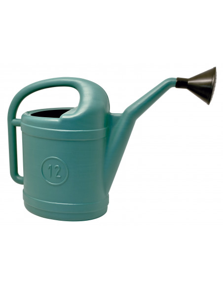 Innaffiatoio in PEHD con riserva d'acqua 12 litri e diffusore a doccia