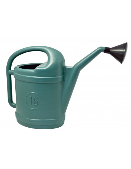 Innaffiatoio in PEHD con riserva d'acqua 16 litri e diffusore a doccia