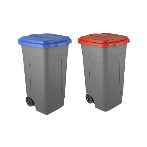 Set 2 bidoni 80 litri per raccolta...