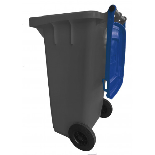 Bidone carrellato bicolor 120 litri per...