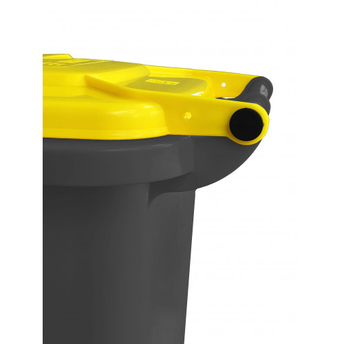 Bidone carrellato bicolor 120 litri per...