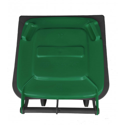 Bidone carrellato bicolor 120 litri per...