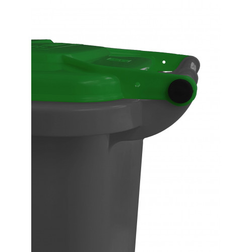 Bidone carrellato bicolor 120 litri per...