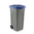 Bidone 100 litri bicolor con ruote per raccolta differenziata
