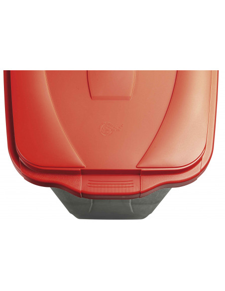 Bidone 100 litri bicolor con ruote per raccolta differenziata