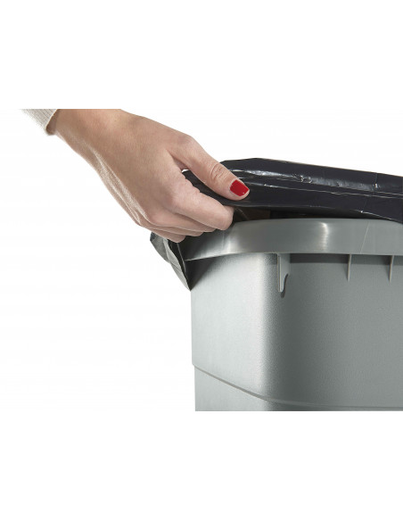 Bidone 100 litri bicolor con ruote per raccolta differenziata