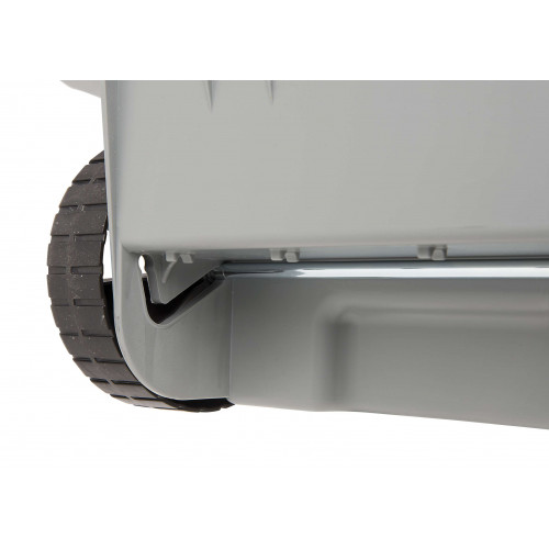 Bidone 100 litri bicolor con ruote per raccolta...