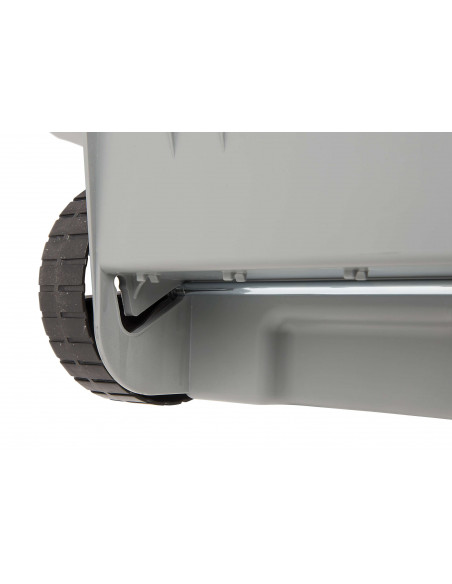 Bidone 100 litri bicolor con ruote per raccolta differenziata