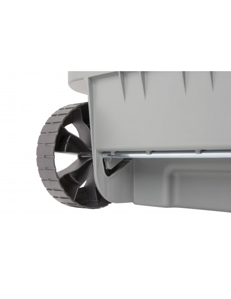 Bidone 100 litri bicolor con ruote per raccolta differenziata