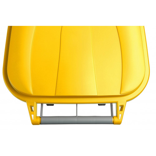 Bidone 100 litri bicolor con ruote per raccolta...