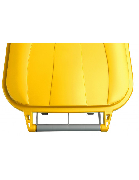 Bidone 100 litri bicolor con ruote per raccolta differenziata